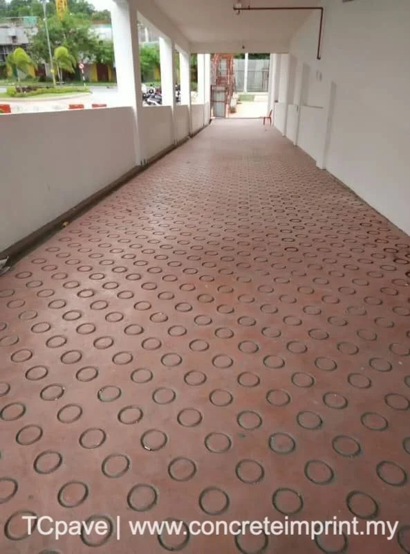 Walkway 37 14 O-Ring Finishing Concrete Imprint